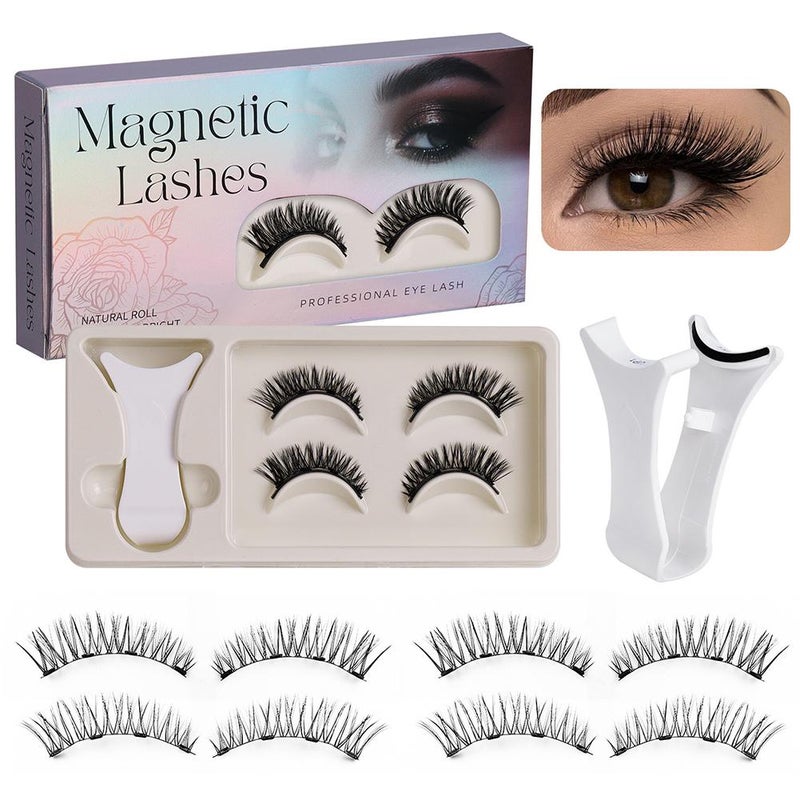 Thick, curled, no-removal eyelash curler set